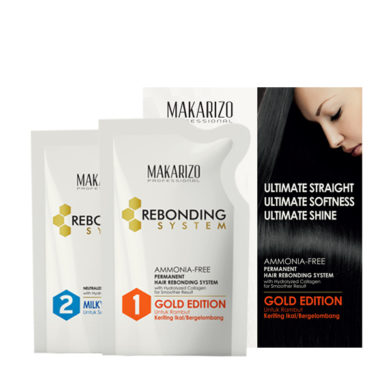 Rebonding System Gold Edition & Milky Pouch 125 ml