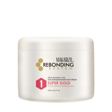 Rebonding System Straightening Cream Super Gold Pot 500 gr