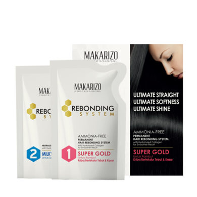 Rebonding System Super Gold & Milky Pouch 125 ml