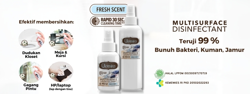 Banner - Qlemira Disinfectant