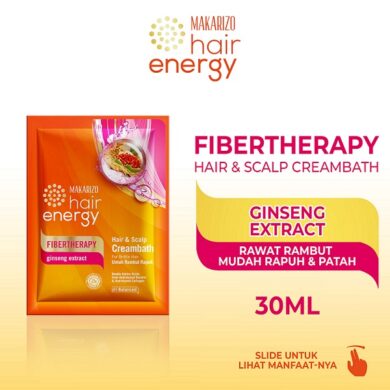 Hair Energy Fibertherapy Hair & Scalp Creambath Ginseng Extract 30 mL