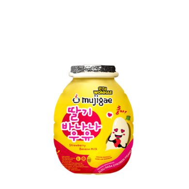 Mujigae by Wonhae Banana Milk Strawberry 250 mL